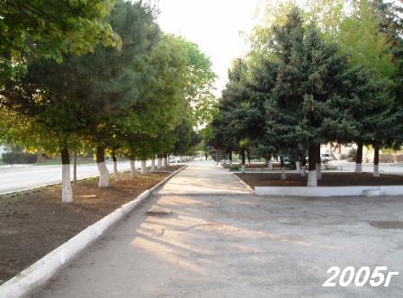пешеходная дорожка-тротуар по улице Красная, 2005г